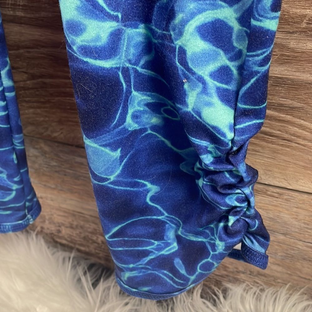 So Yoga Excercise Pants Size Medium Blue Water Color - Picture 5 of 10